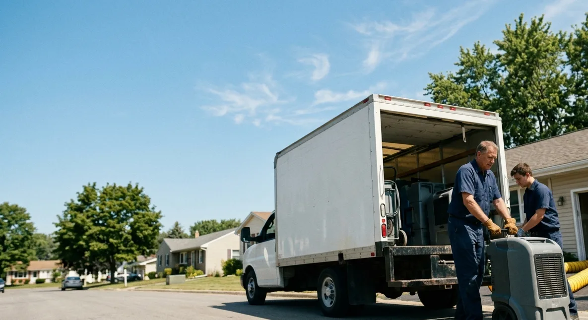 Water Damage Cleanup in Greentown, OH near me
